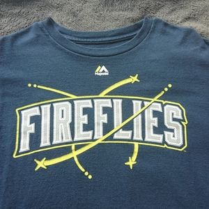 Majestic tebow fireflies player shirt Size L Mlb